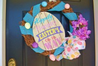 How To DIY Easter Wreath For The Welcoming Entrance?