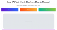 Click Speed Test