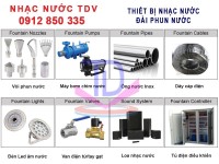 Thiết bị đài phun nước