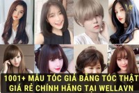 Kiểu tóc giả nguyên đầu bằng tóc thật giá rẻ