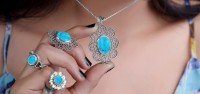 Buy Blue Turquoise Gemstone Ring