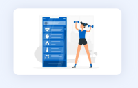 fitness and health app development