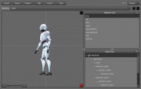 Robot skeleton animation