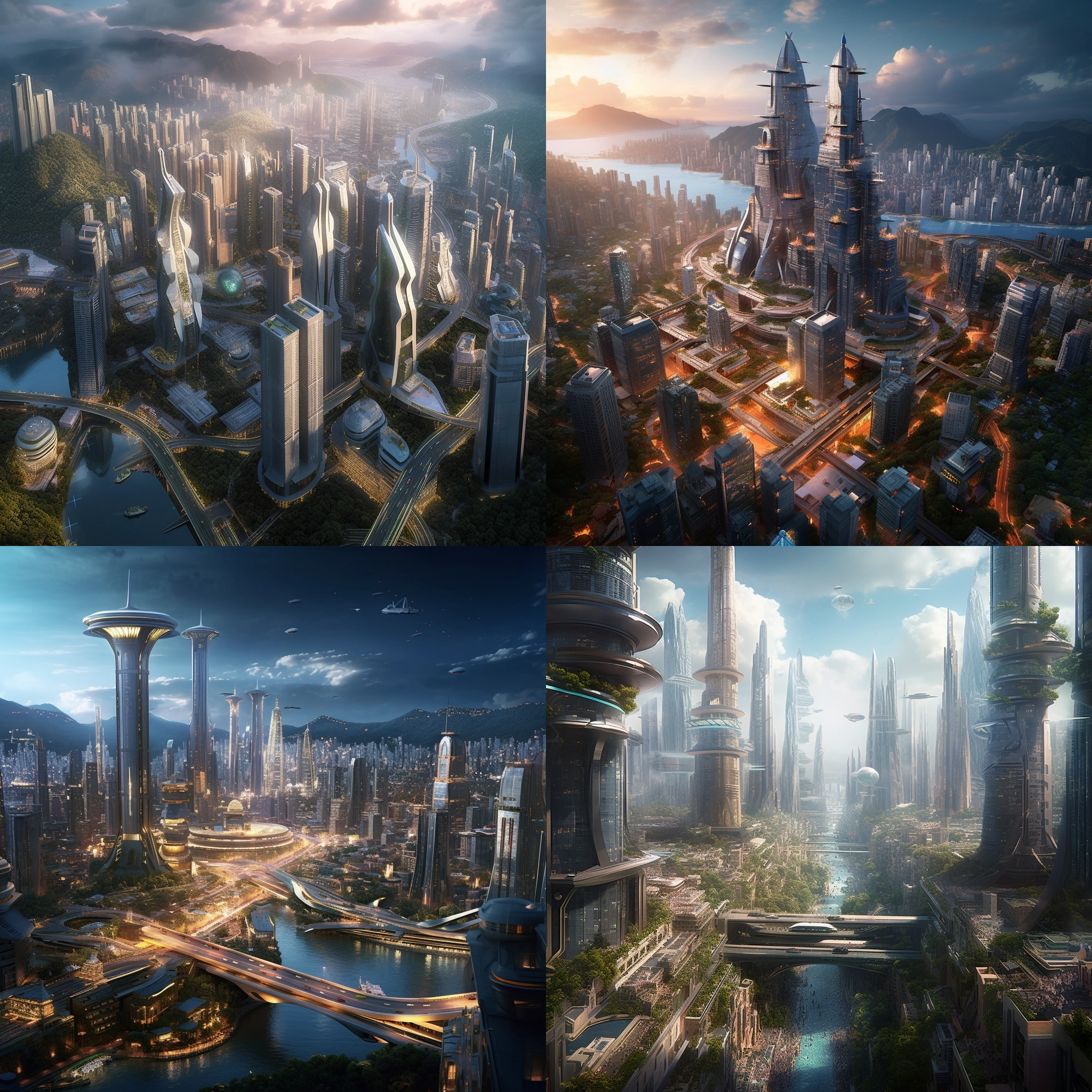 futuristic Cities