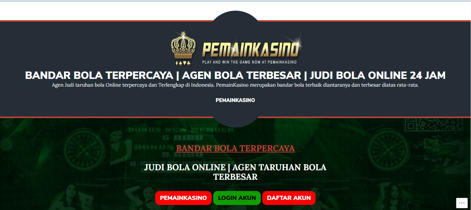 BANDAR BOLA TERPERCAYA | AGEN BOLA TERBESAR | JUDI BOLA ONLINE 24 JAM