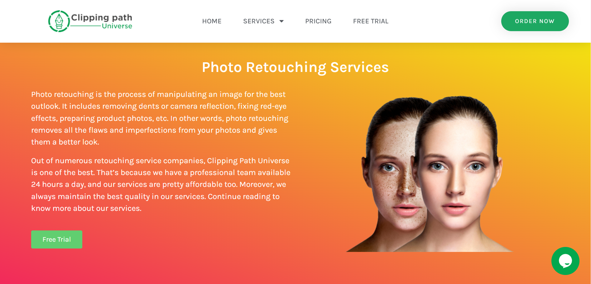 High Quality Photo Retouching Service