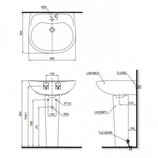 Chậu lavabo Toto giá rẻ chất lượng tốt 