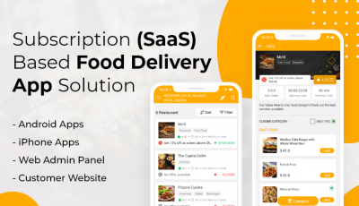 Subscription-Based Food Delivery App Solution 