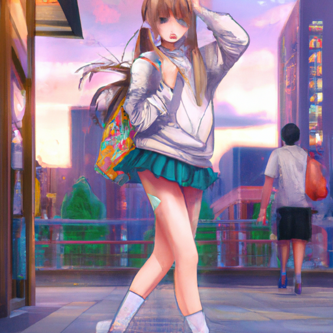 beautiful anime girl
