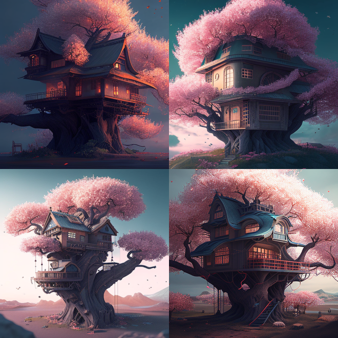 CHERRY BLOSSOM TREE HOUSE