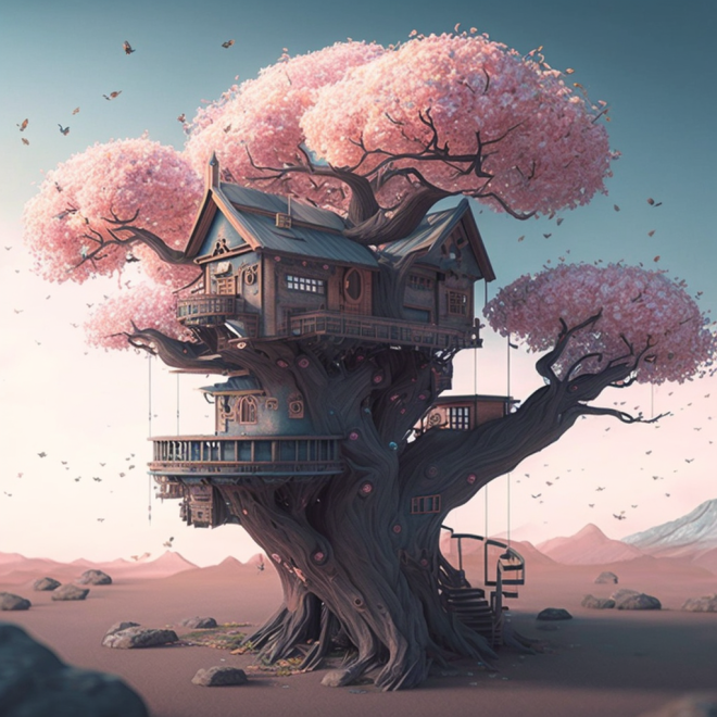 CHERRY BLOSSOM TREE HOUSEU3