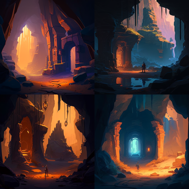 matte painting scenery