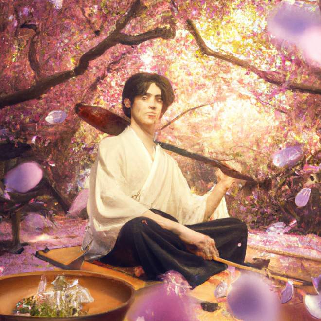 樱花林弹琴