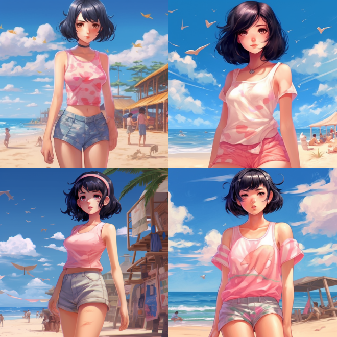 japanese cartoon girl