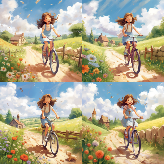 骑自行车的女孩 V2