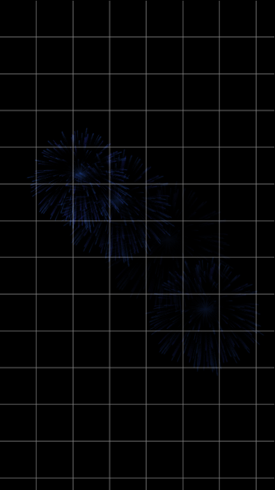 blue fire work