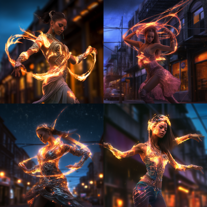 fire dancer