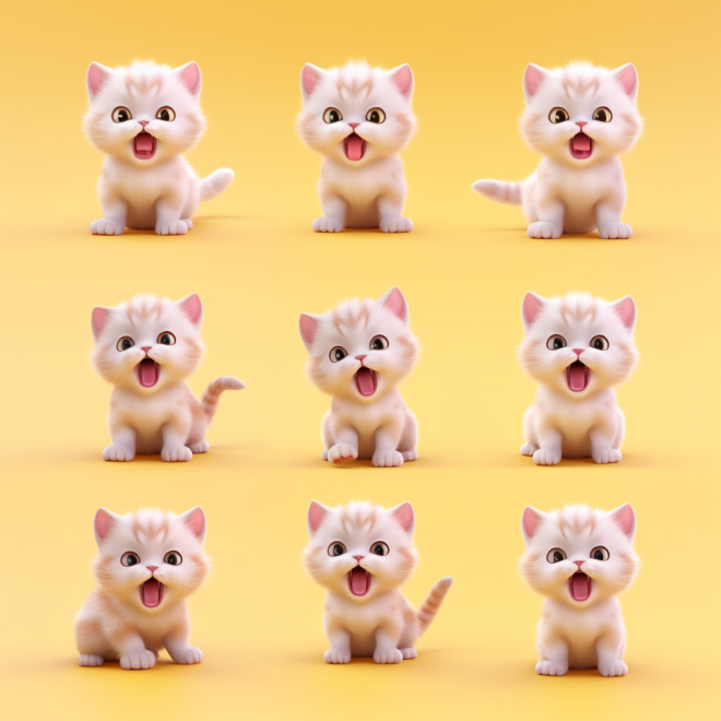 cat emoji pack U4