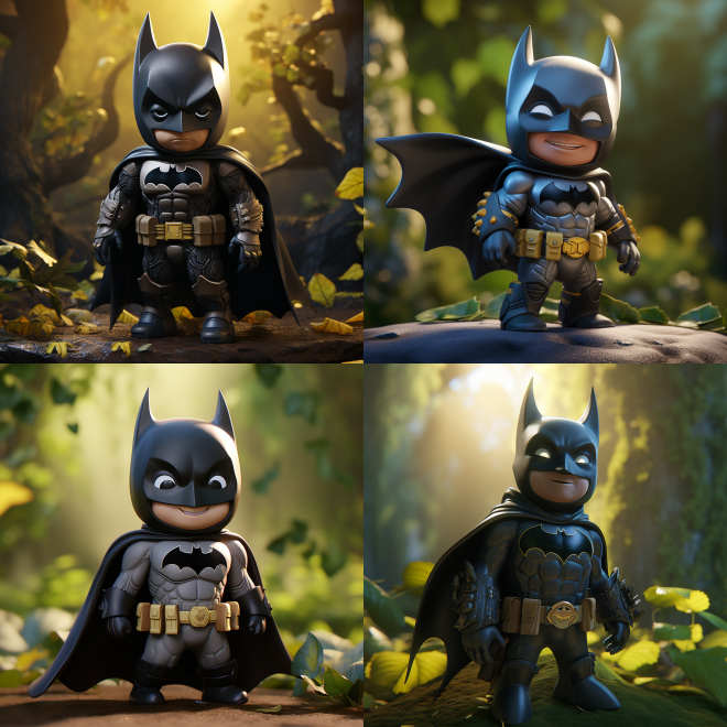 cute miniature batman
