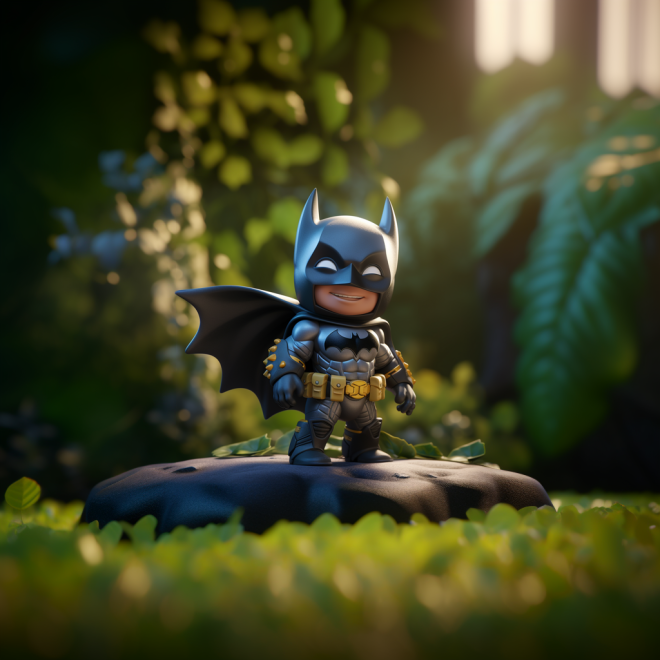 cute miniature batman U2 U1