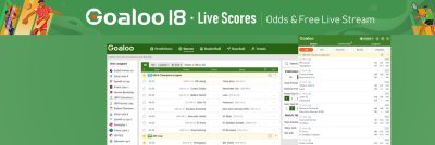 Goaloo18: Stay ahead of the game with live scores and live treams.