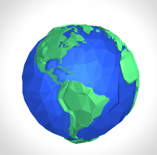 Flat Surface Shader Earth