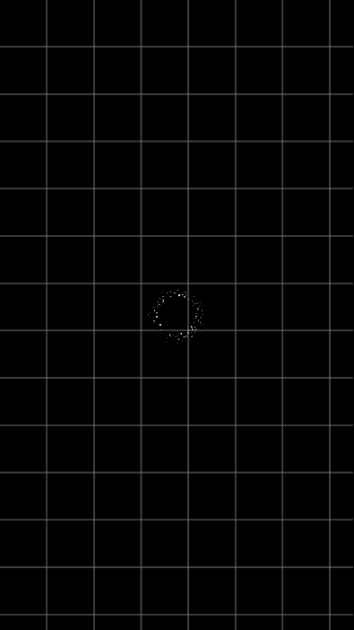 圆外放射点 round radiation