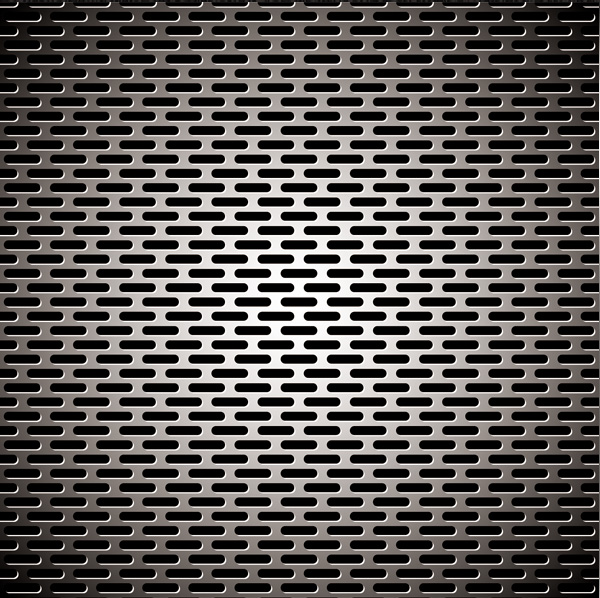 Metal with hole