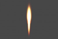 flame of rocket
